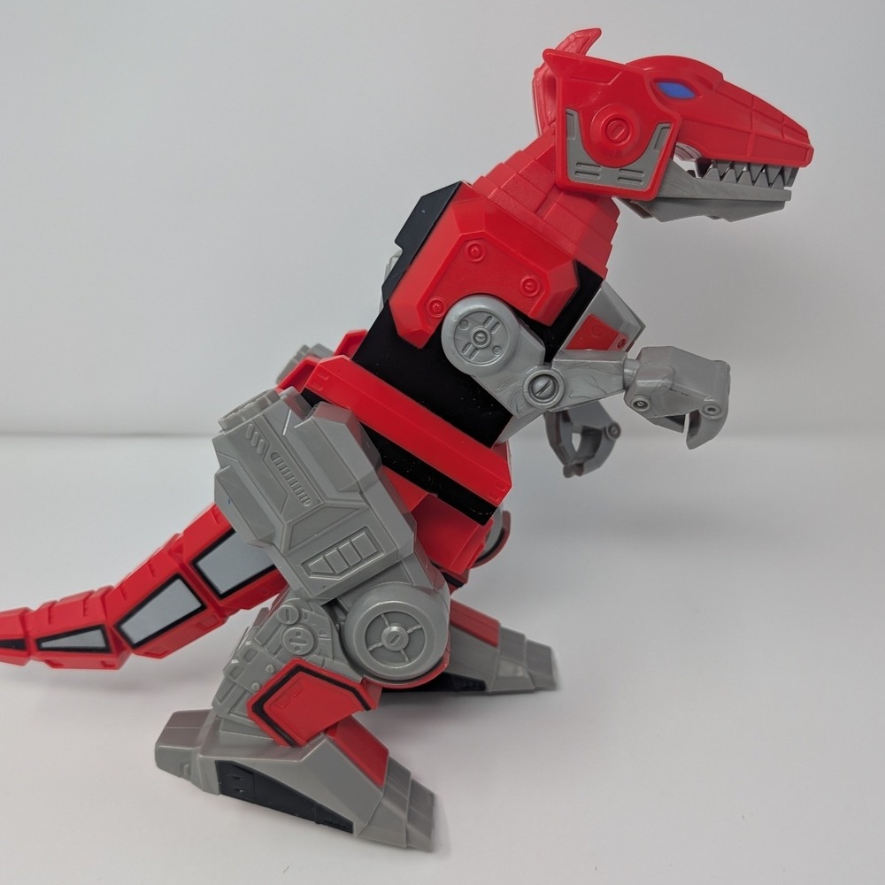 Mattel Power Rangers Dino Charge Red T-Rex Zord Action Figure CJP64 2015 Robot - Picture 12 of 14
